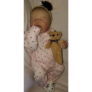 🆕17Inch Full Body Viny Newborn Baby Poseable Limbs Cute Boy Jason Reborn Baby